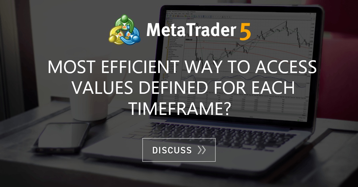 Most efficient way to access values defined for each timeframe? MT5